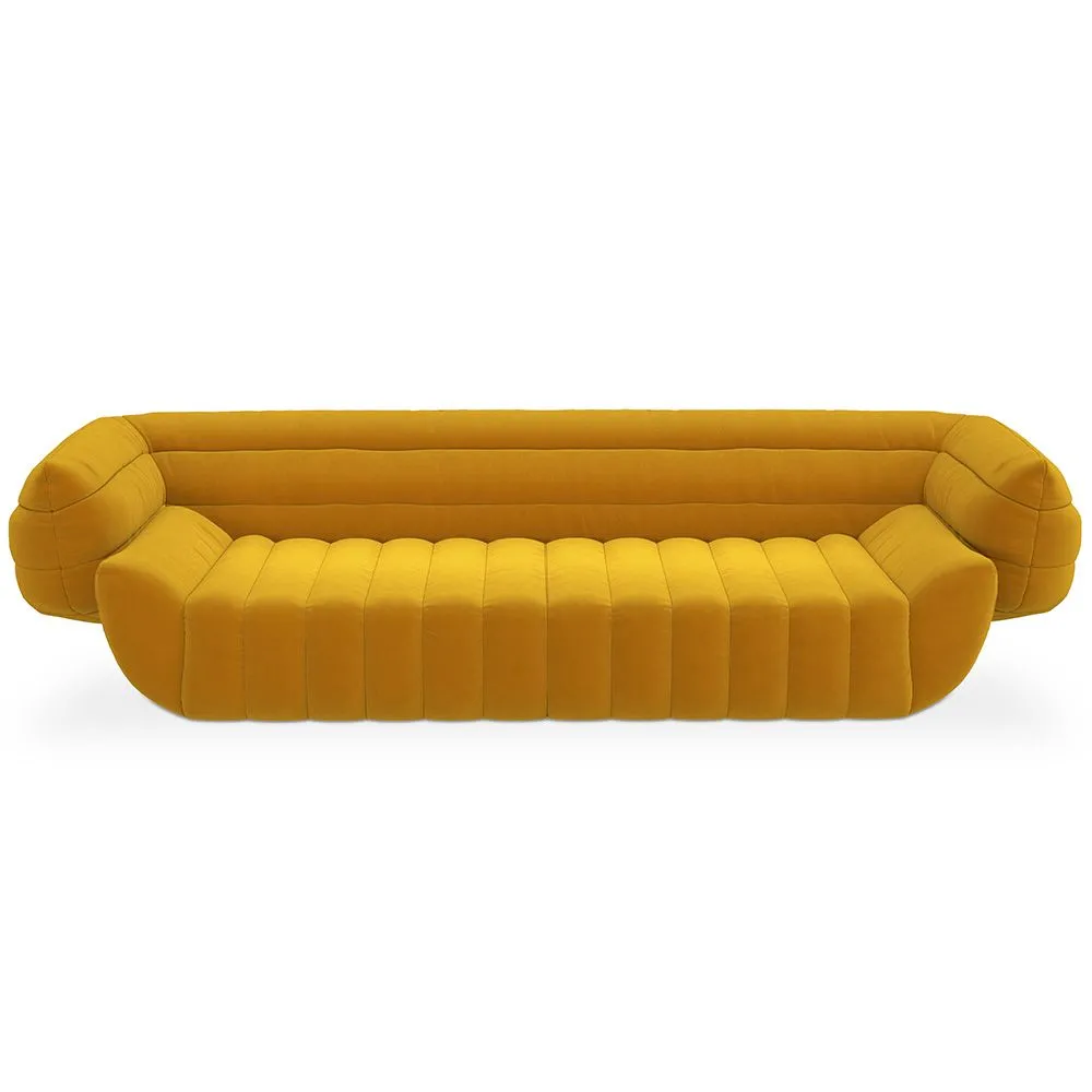 Velvet Upholstered Sofa - 3/4 seats - Caden image 8