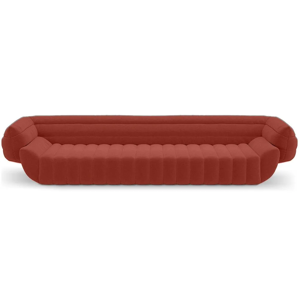 Velvet Upholstered Sofa - 4/5 seats - Caden image 8