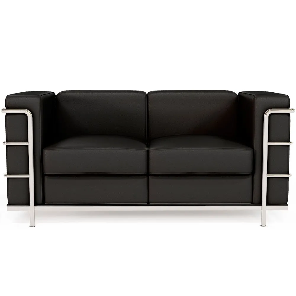 2-Seater Sofa - Upholstered in Vegan Leather - Lecur image 8