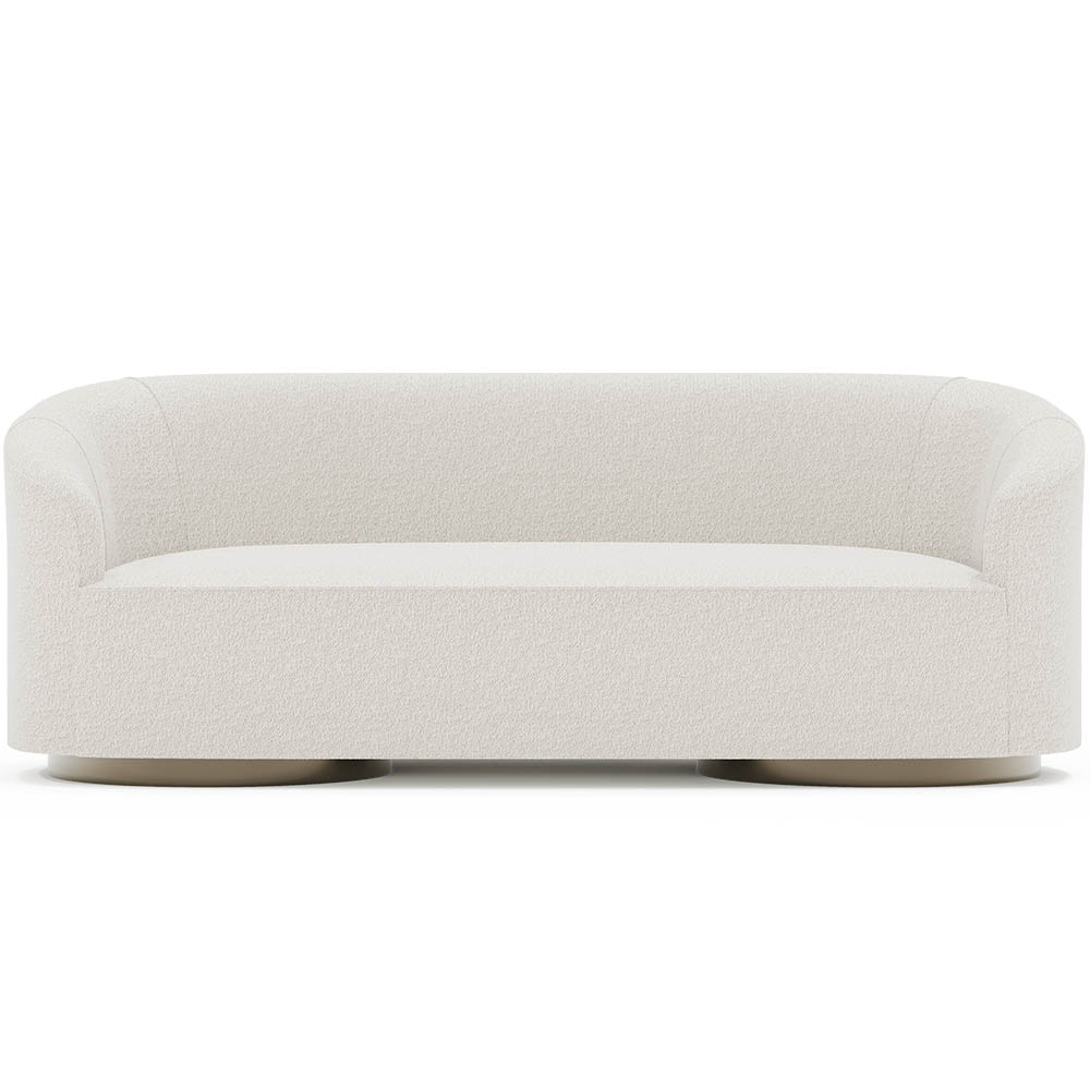  Buy 3/4 Seater Sofa - Upholstered in Bouclé Fabric - Herina White 60661 - in the UK