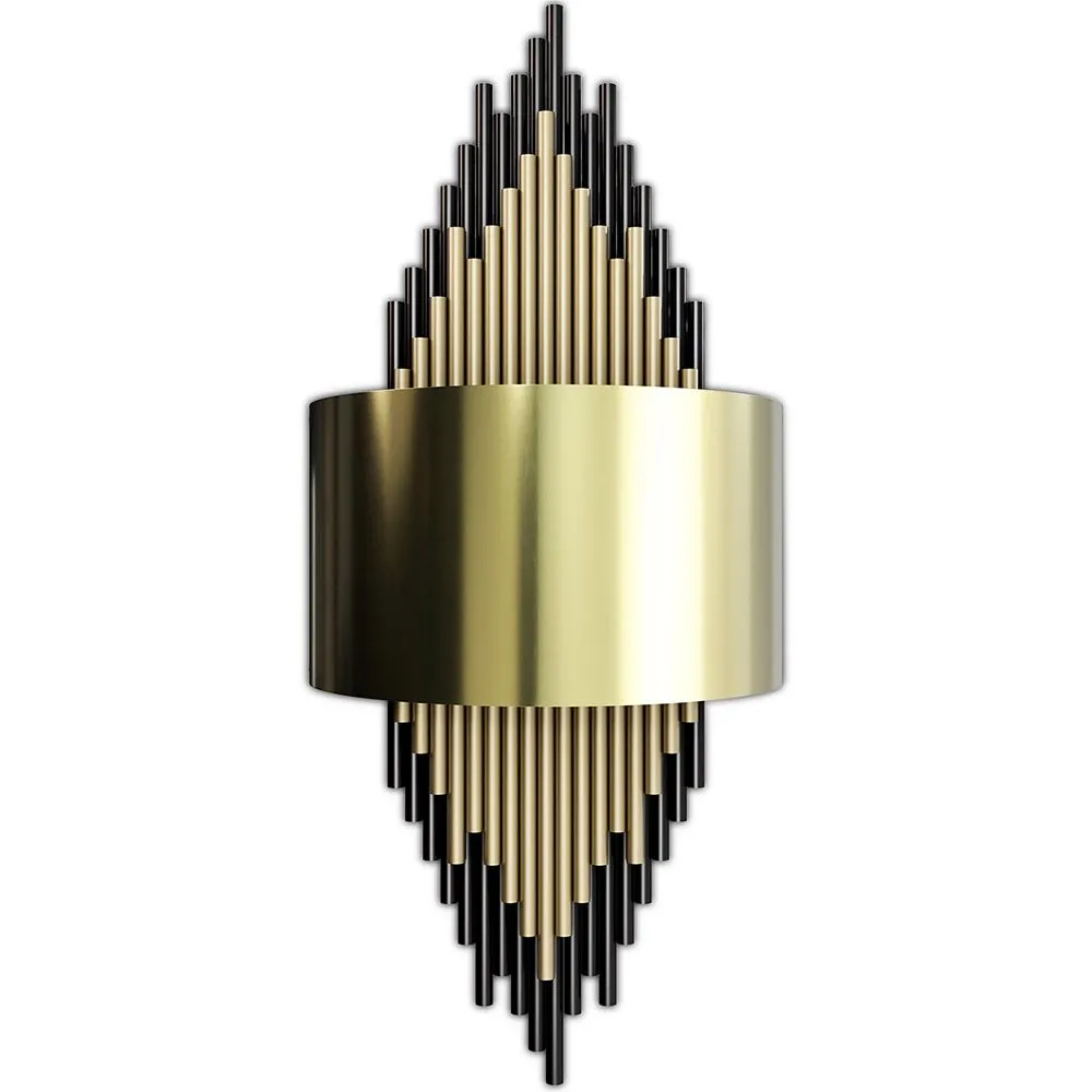 Golden Wall Lamp - Sconde - Golden image 8