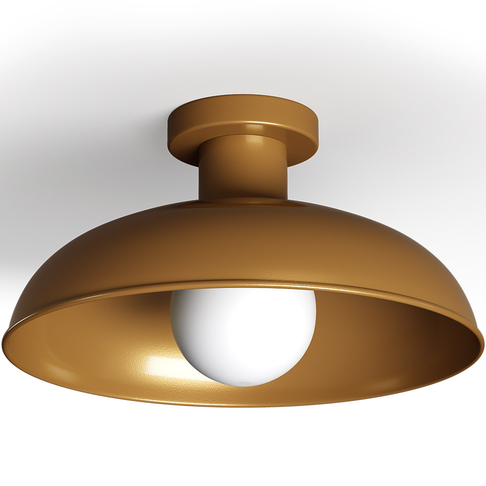  Buy Ceiling Lamp - Vintage Wall Light - Gubi Aged Gold 60677 - in the UK