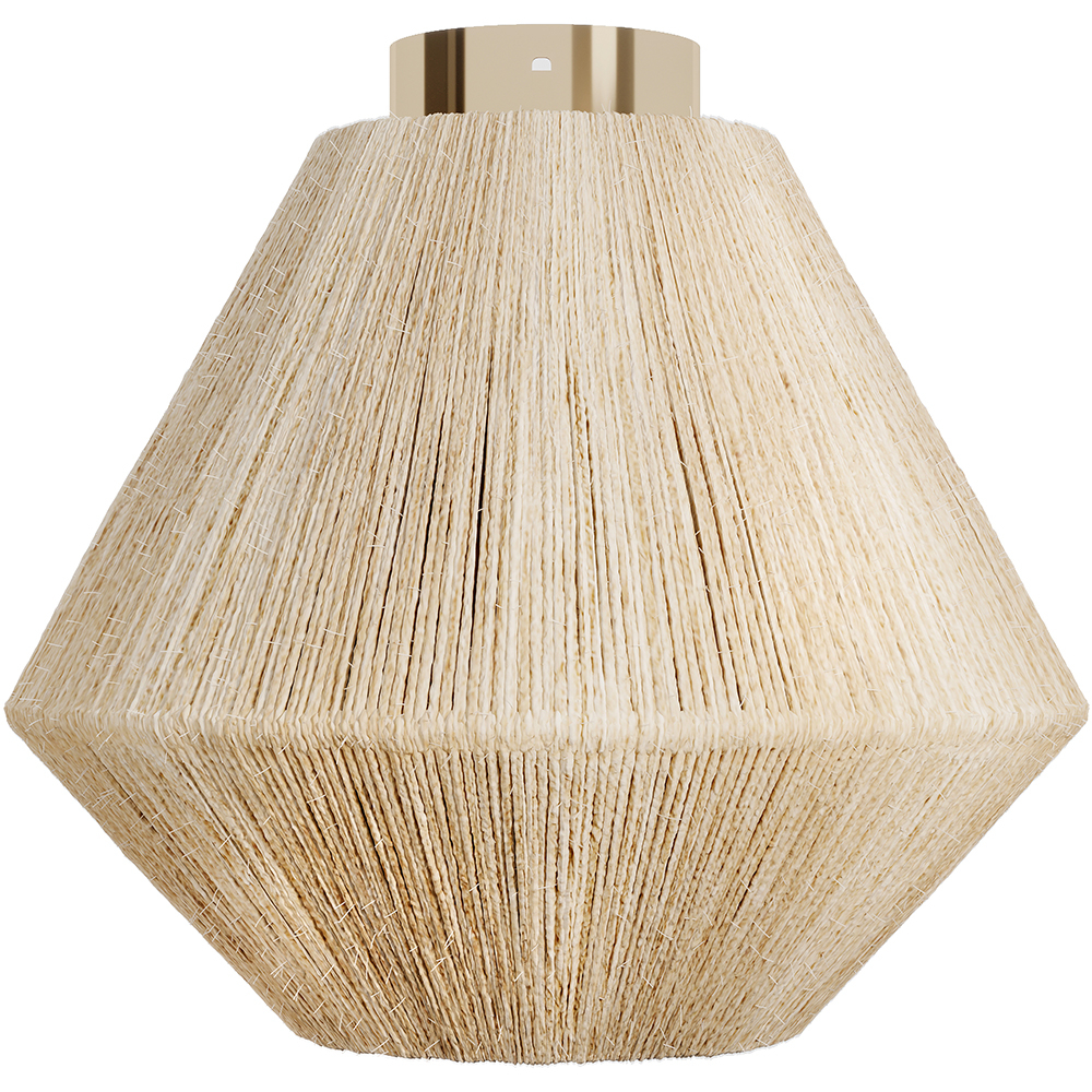  Buy Ceiling Lamp - Boho Bali Ceiling Light - Naribu Aged Gold 60679 - in the UK
