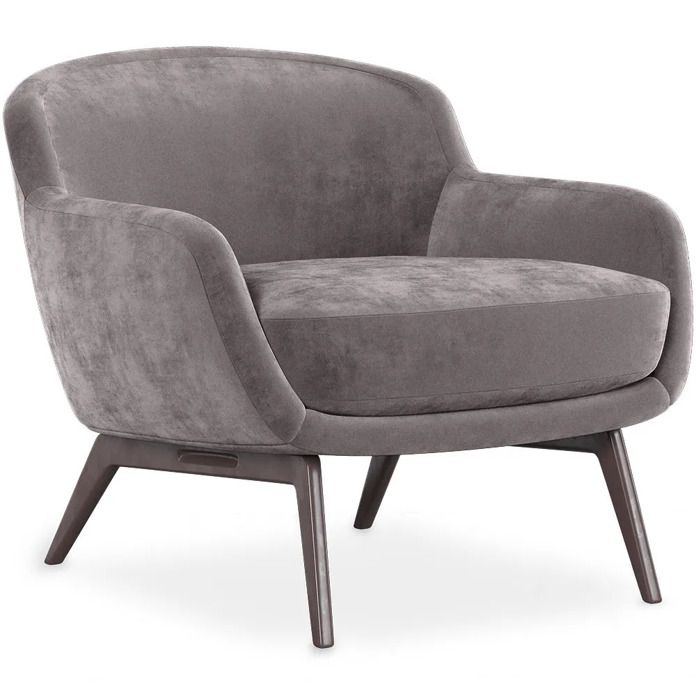 Velvet Upholstered Armchair - Jenna image 8