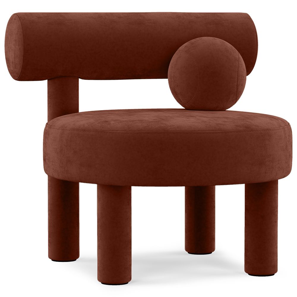  Armchair - Upholstered in Velvet - Klena image 8