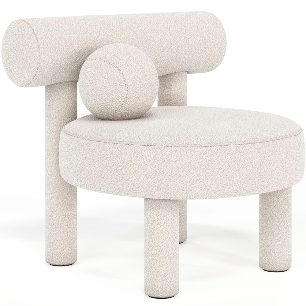 Armchair - Upholstered in Bouclé - Klena image 8