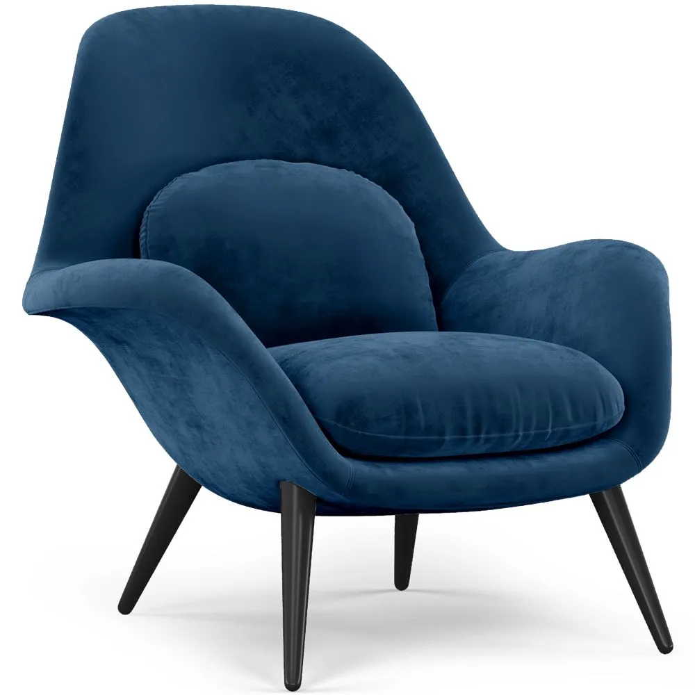 Velvet Upholstered Armchair - Uyere image 8