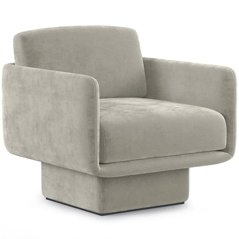 Velvet Upholstered Armchair - Jackson image 8