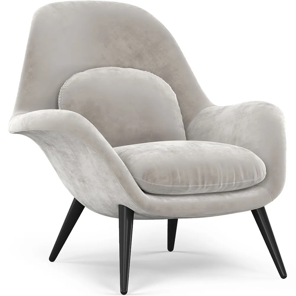 Velvet Upholstered Armchair - Uyere image 8