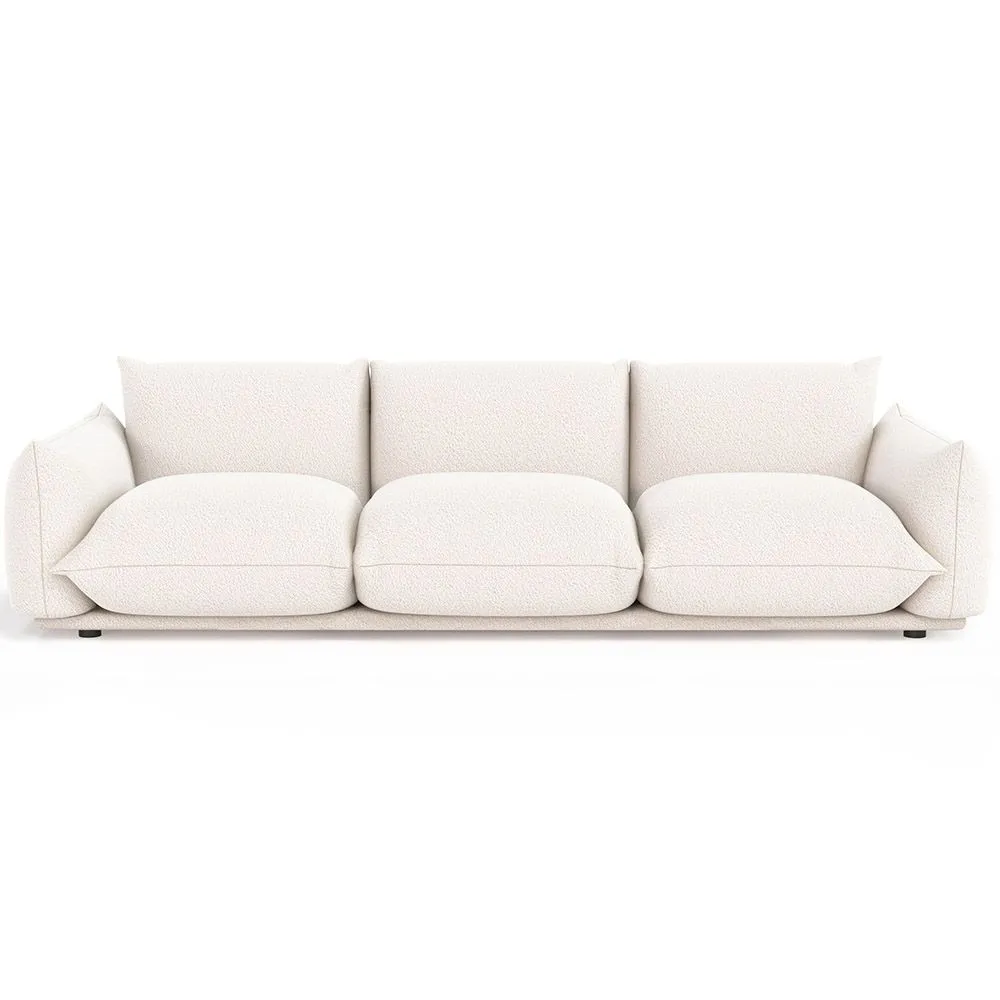 3-Seater Sofa - Bouclé Fabric Upholstery - Wers image 8
