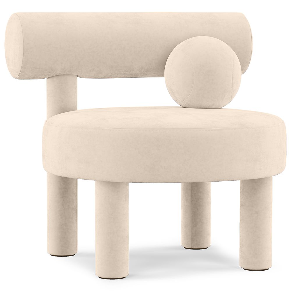  Armchair - Upholstered in Velvet - Klena image 8