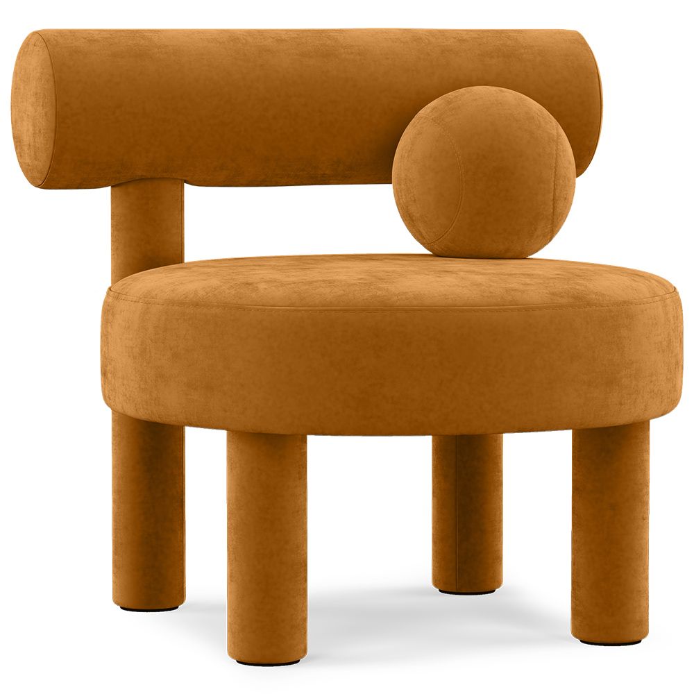  Armchair - Upholstered in Velvet - Klena image 8