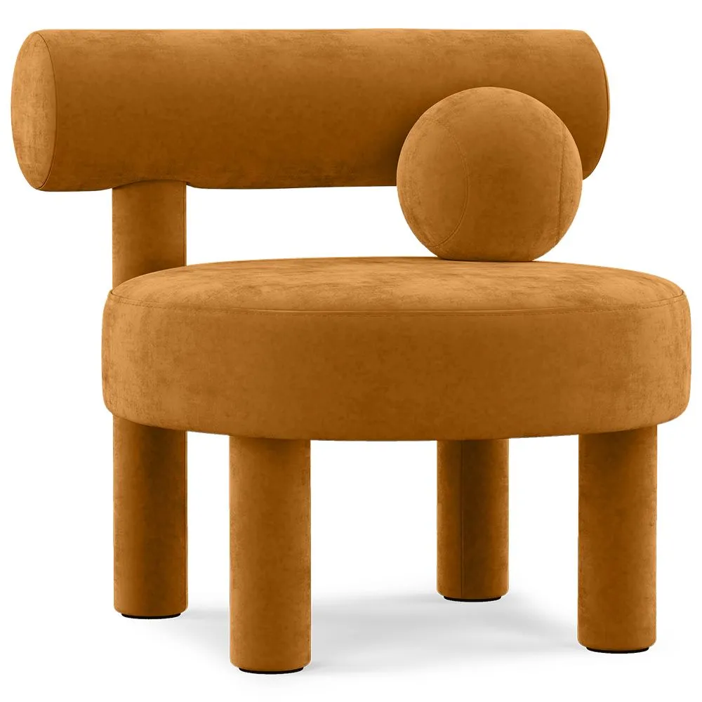  Armchair - Upholstered in Velvet - Klena image 8