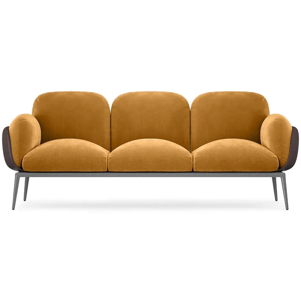 3-Seater Sofa - Upholstered in Velvet - Vandan image 8