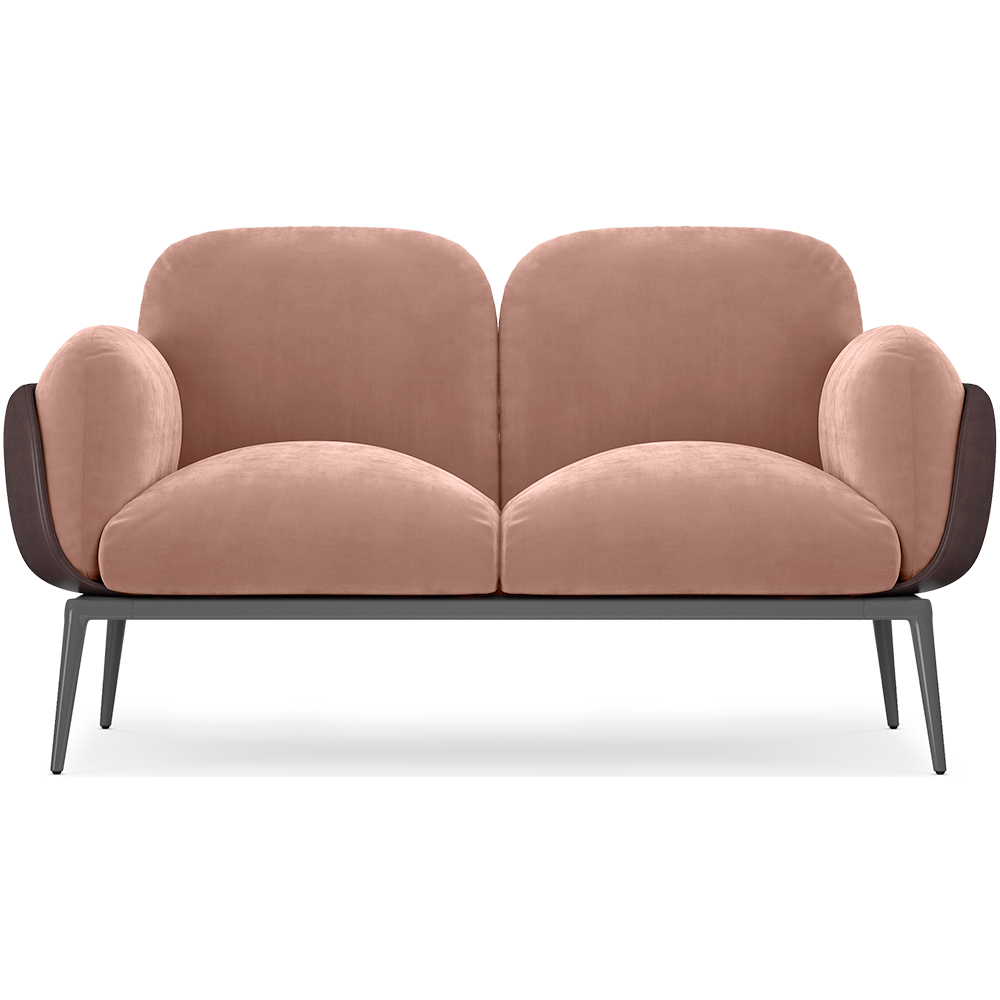  Buy 2-Seater Sofa - Upholstered in Velvet - Vandan Cream 60651 - in the UK