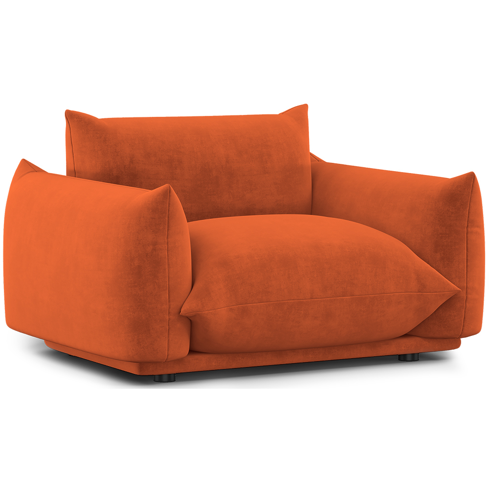  Buy Armchair - Velvet Upholstery - Wers Brick 61011 - in the UK
