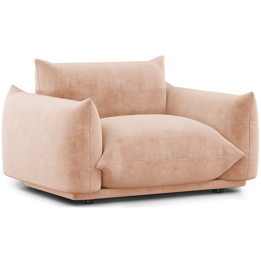  Buy Armchair - Velvet Upholstery - Wers Cream 61011 - in the UK