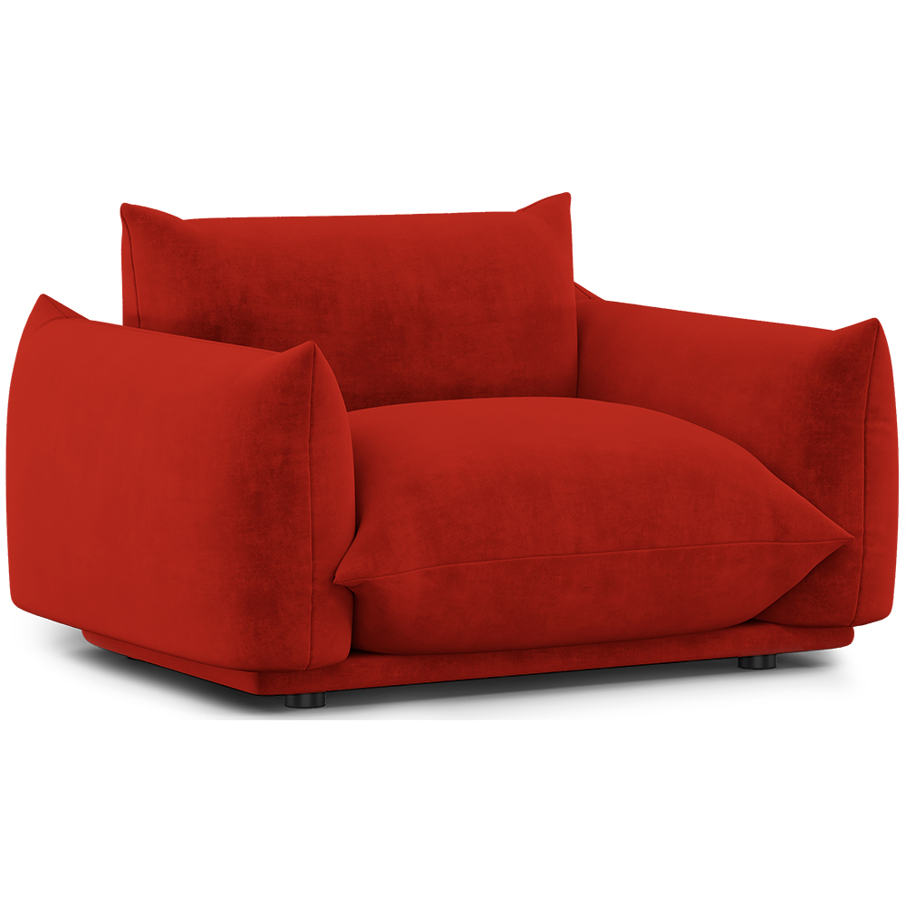  Buy Armchair - Velvet Upholstery - Wers Red 61011 - in the UK
