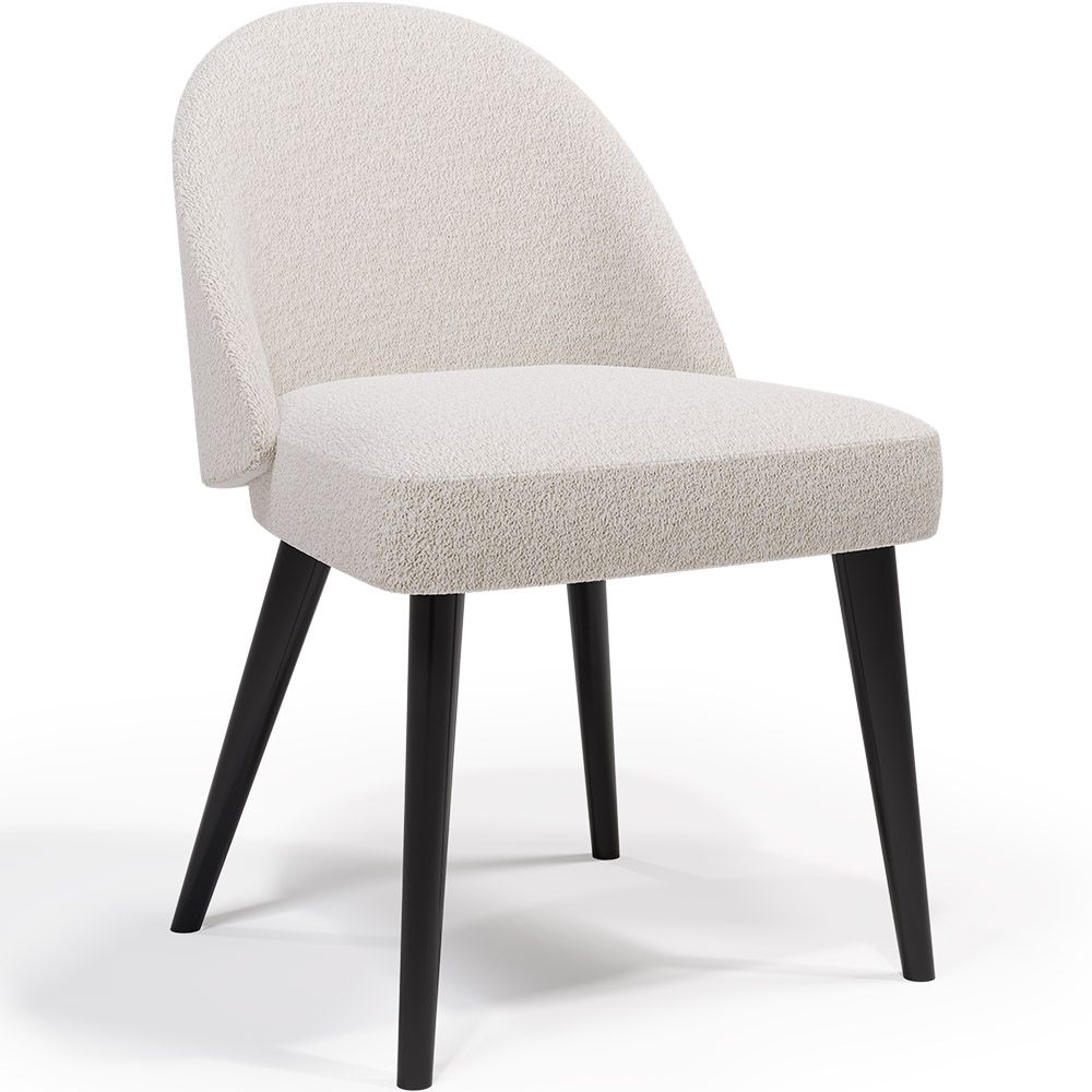 Dining Chair - Upholstered in Bouclé Fabric - Grata image 8