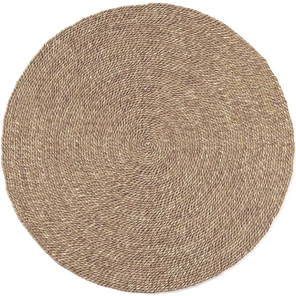Round Jute Rug - Boho Bali - 100 CM - Yuri image 8