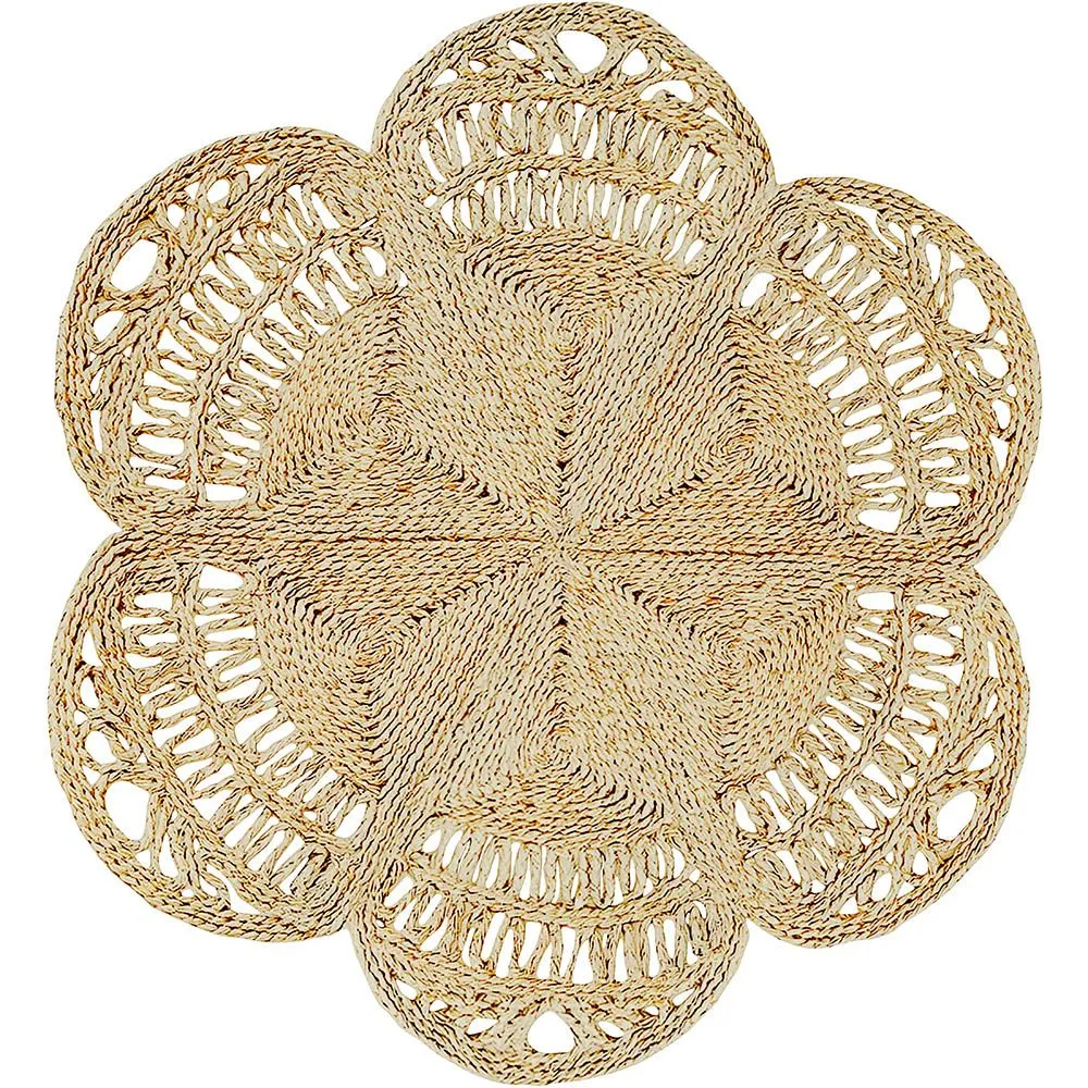 Round Jute Rug - Boho Bali - 150 CM - Niluh image 8