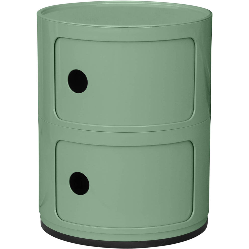  Buy Storage Container - 2 Drawers - New Caracas 2 Pastel green 61104 - in the UK