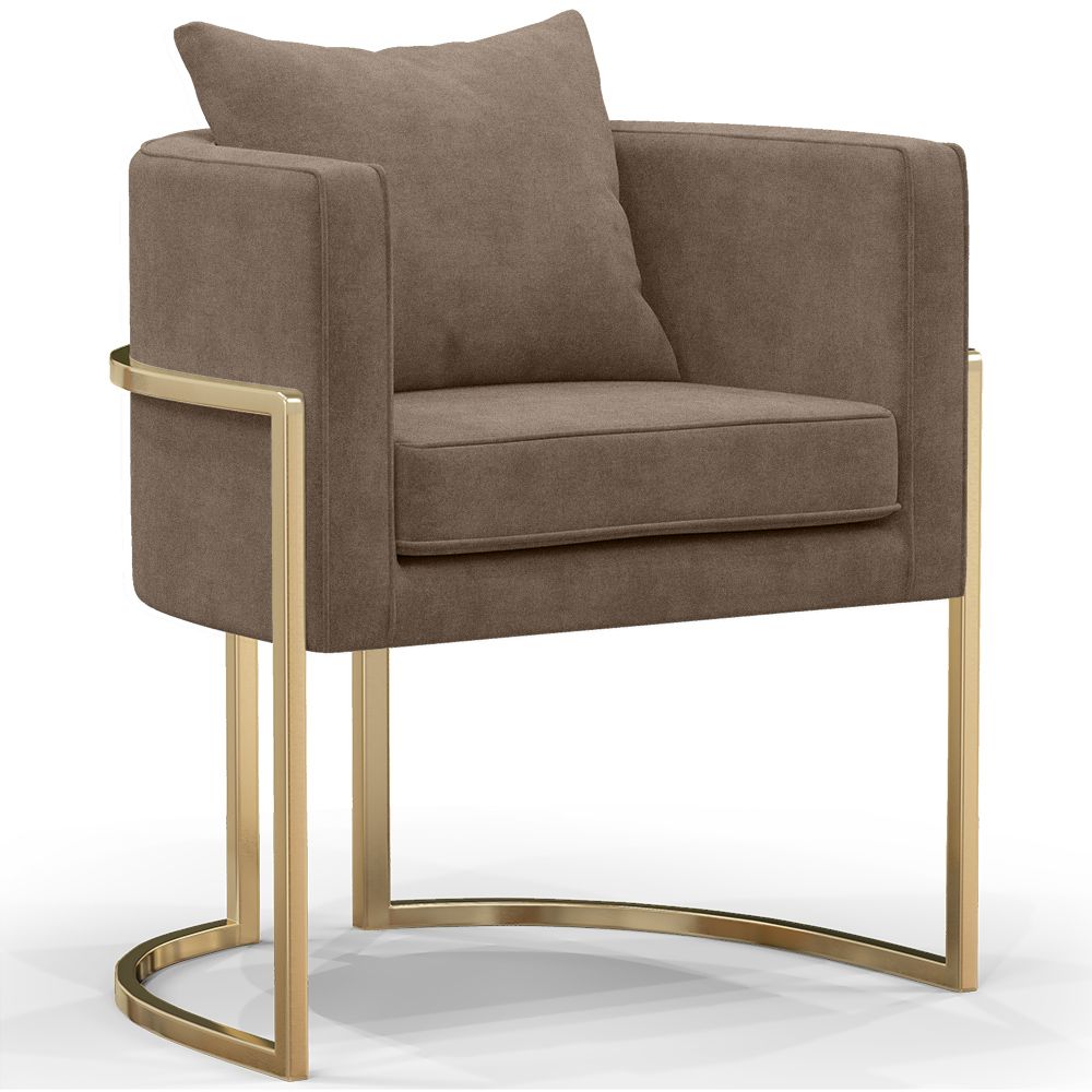 Dining Chair - With armrests - Upholstered in Velvet - Giorgia image 8