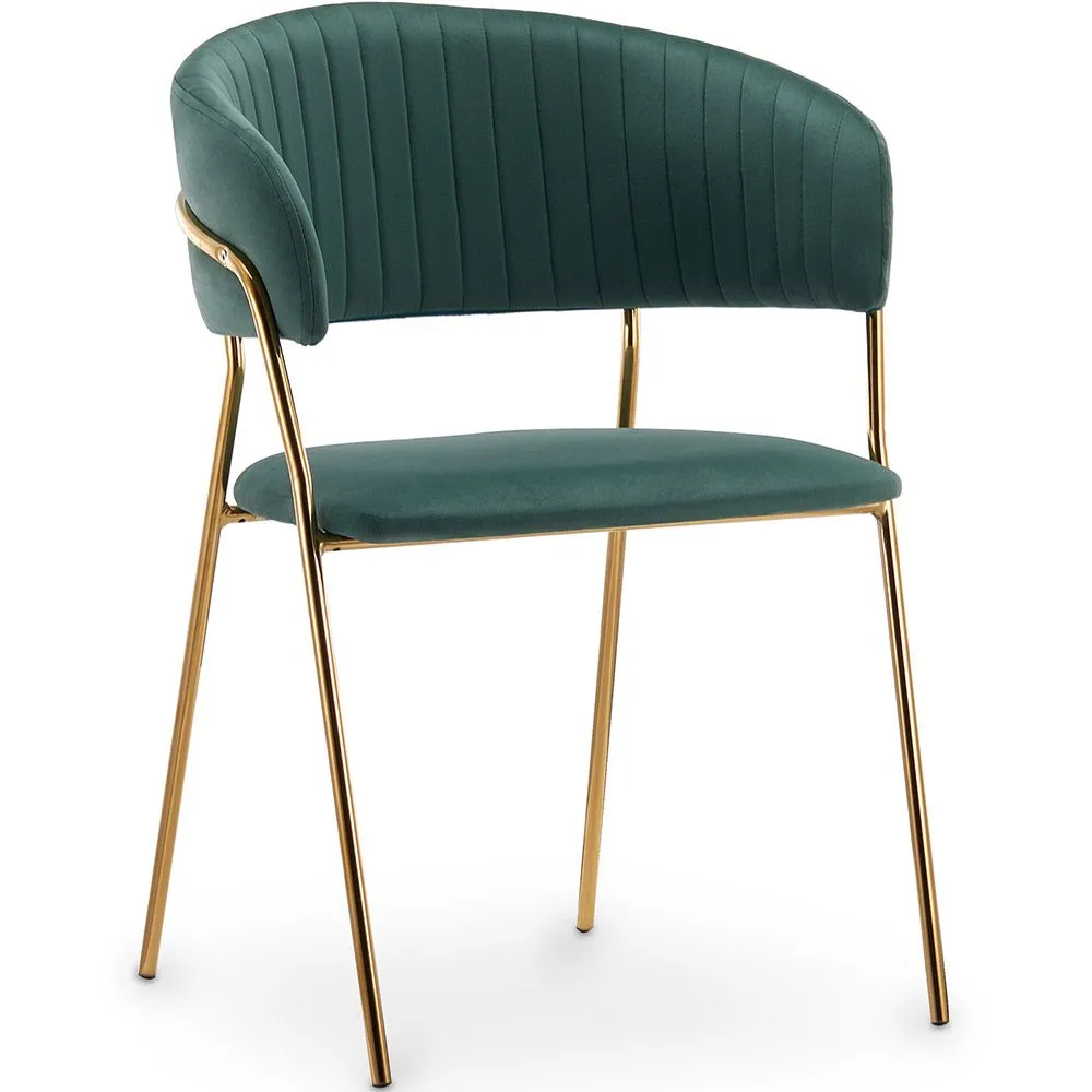 Dining chair - Upholstered in Velvet - Gruna image 8