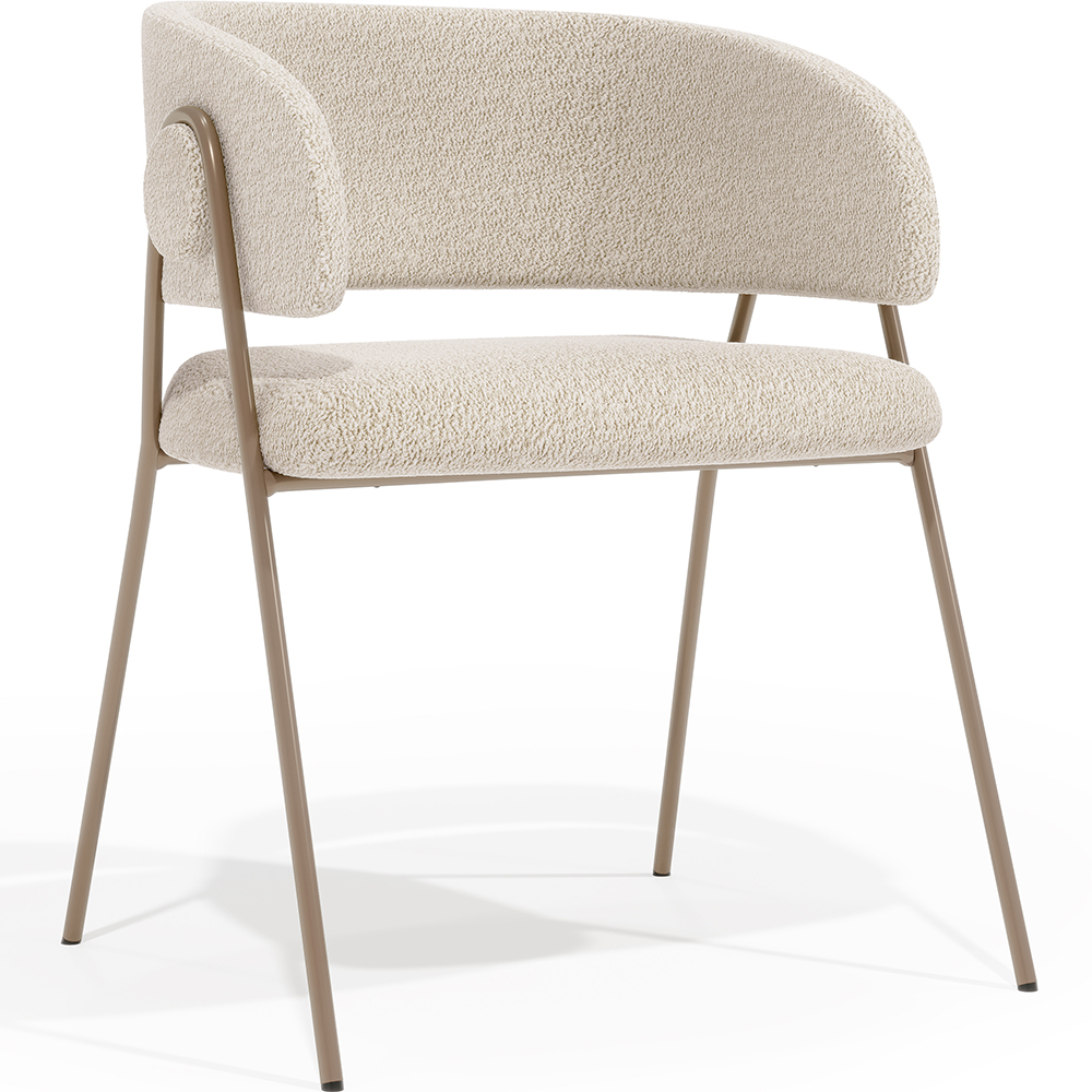  Buy Dining Chair - Upholstered in Fabric - Roaw Beige 61151 - in the UK