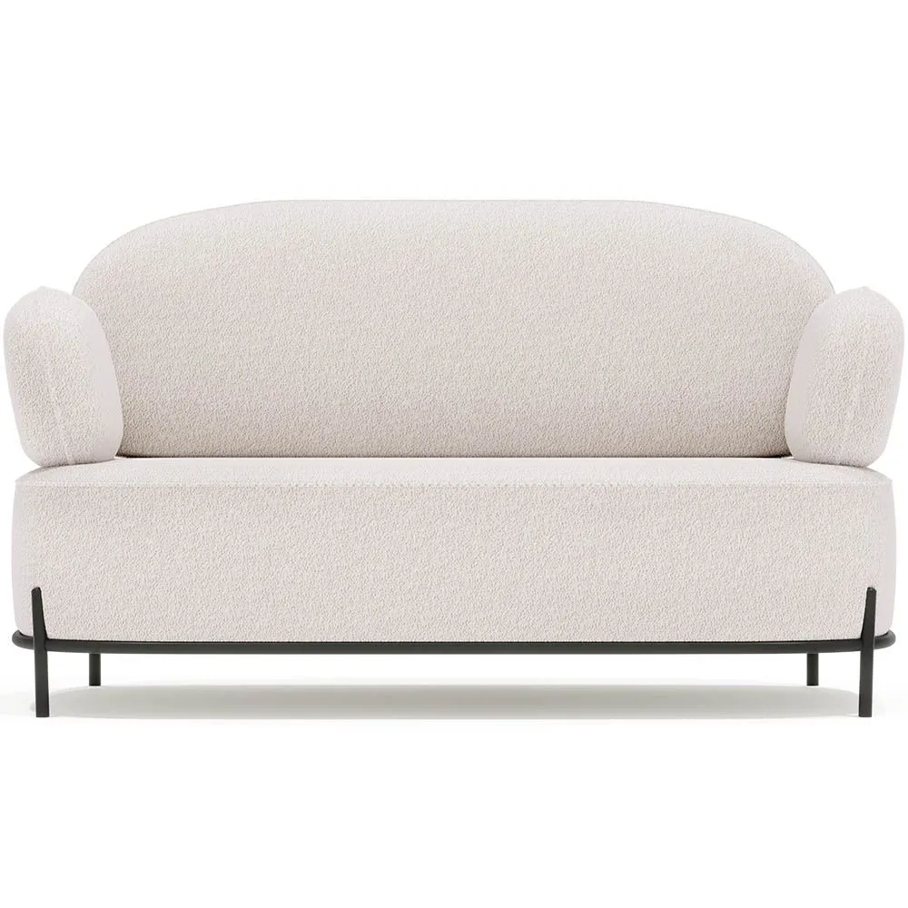 2/3-Seater Sofa - Upholstered in Bouclé Fabric - Baman image 8