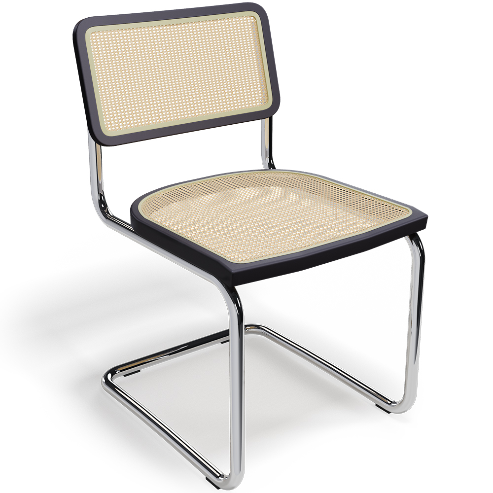  Buy Dining Chair Boho Bali - Lumba Black 61164 - in the UK
