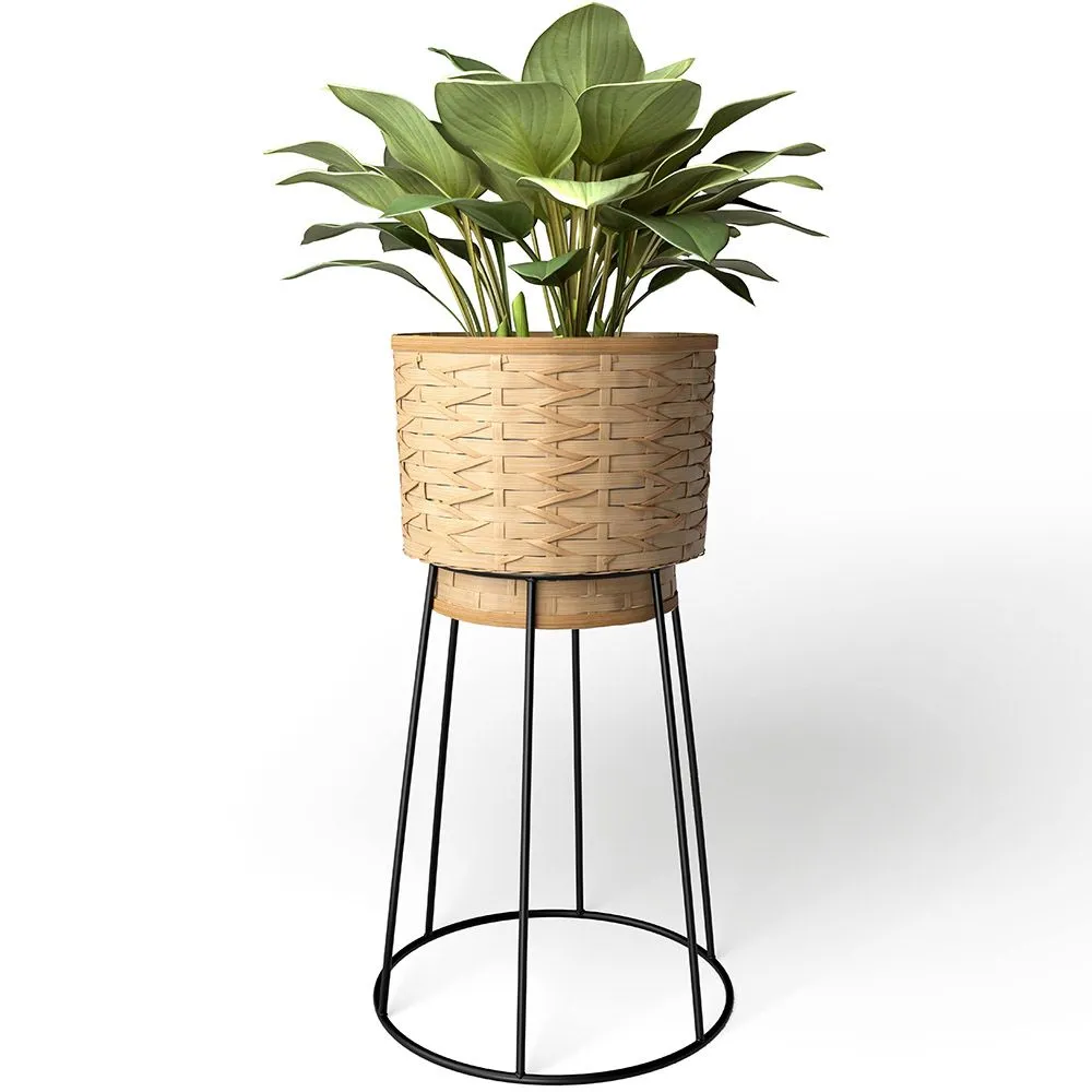 Round Floor Planter - Boho Style - Aventura image 8