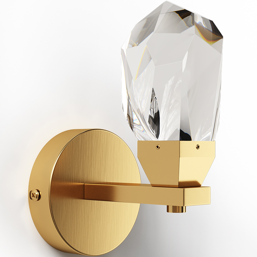 Buy Golden Wall Sconce - Luxe Gold 61258 - in the UK