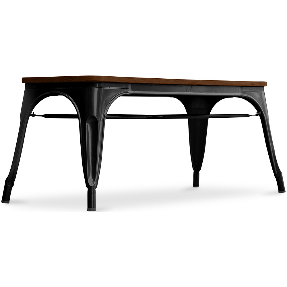  Buy  Industrial Design Bench - Wood and Metal - Stylix Black 58436 - in the UK