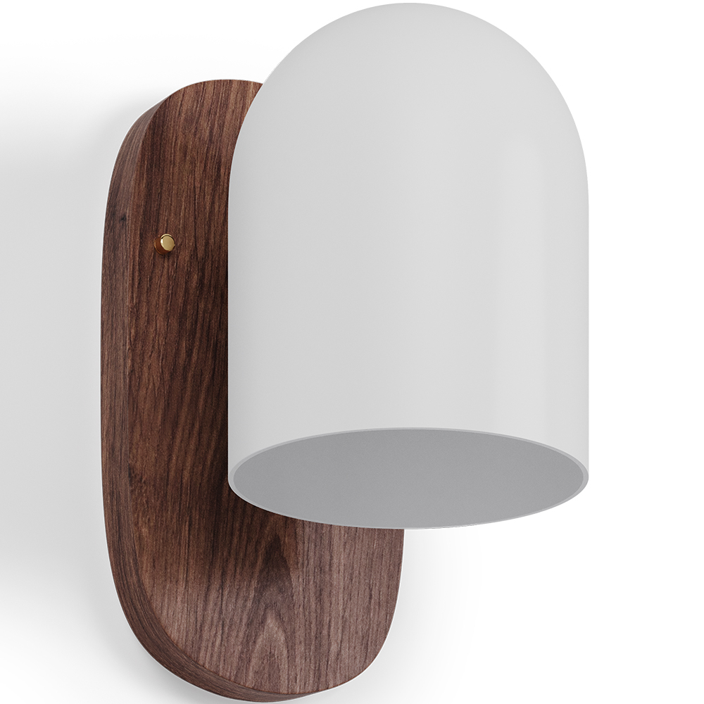  Buy Wooden and Metal Wall Sconce - Guee Brown 61274 - in the UK