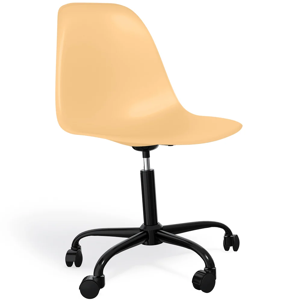 Office Chair - Wheeled Desk Chair - Black Frame - Denisse  image 8