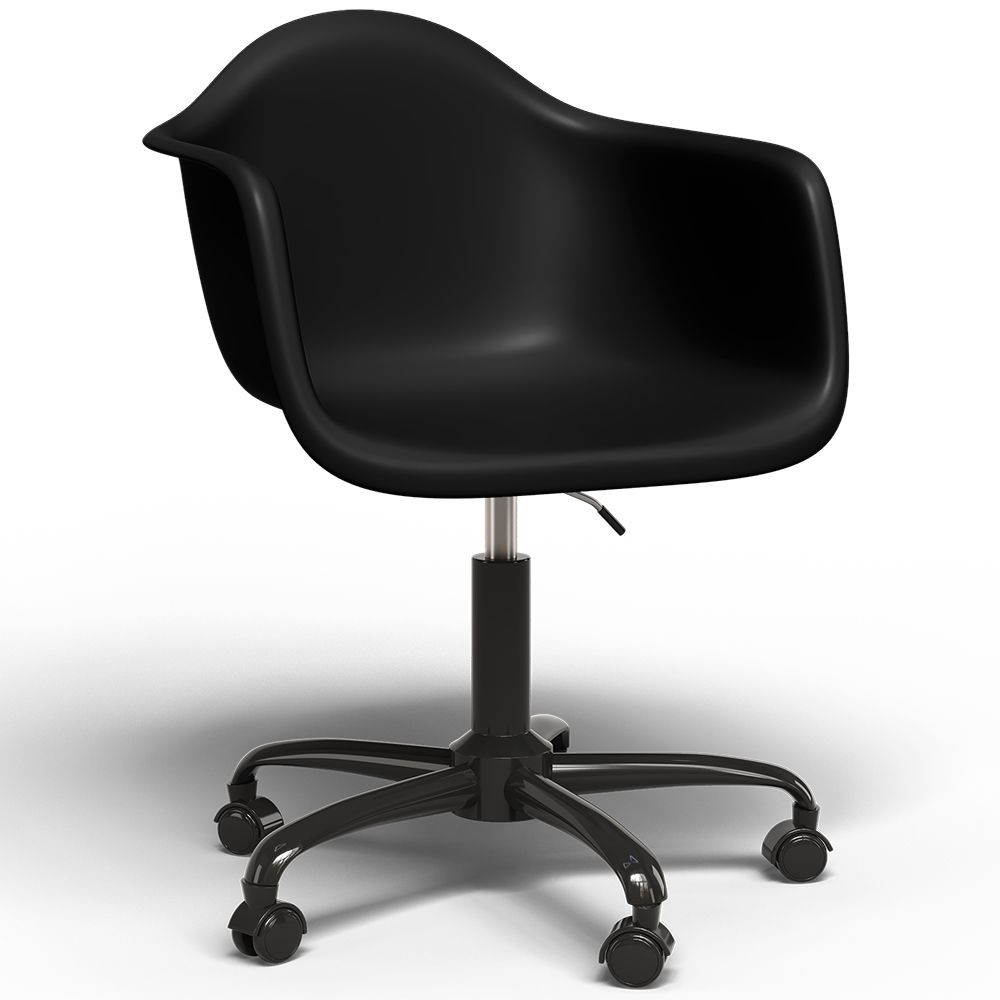 Office Chair with Armrests - Desk Chair with Wheels - Weston Black Frame image 8