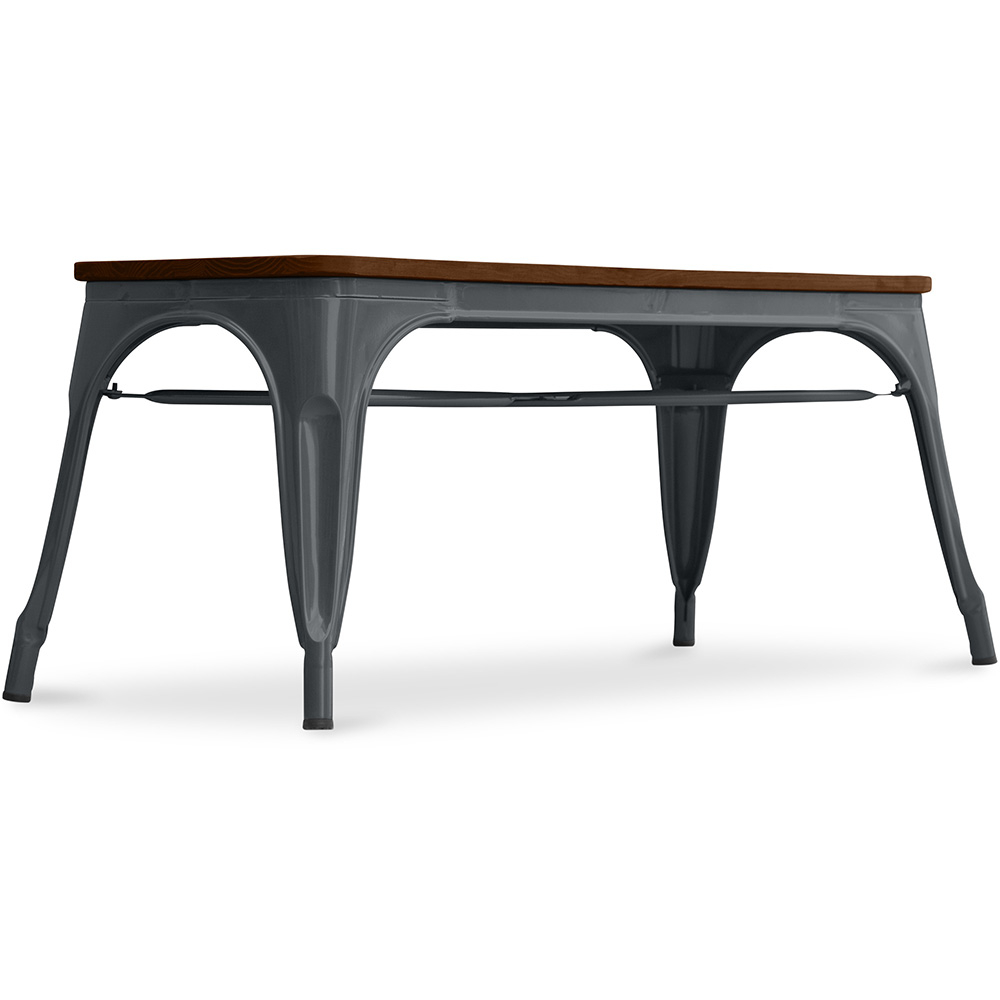  Buy  Industrial Design Bench - Wood and Metal - Stylix Dark grey 58436 - in the UK