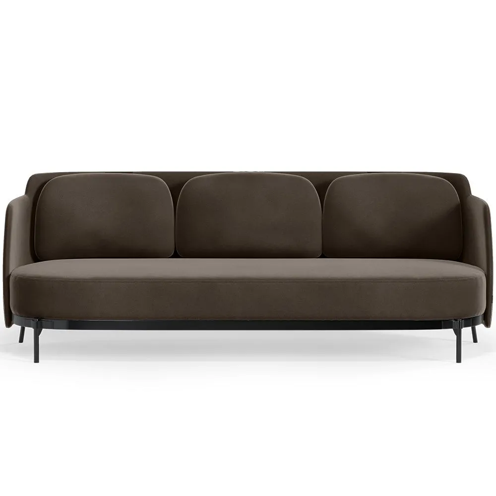 Three-seat Sofa - Velvet Upholstery - Terron image 8