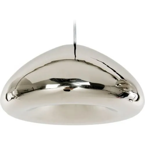 Ceiling Lamp - Chrome Metal Pendant Lamp - 30cm - Nullify image 8
