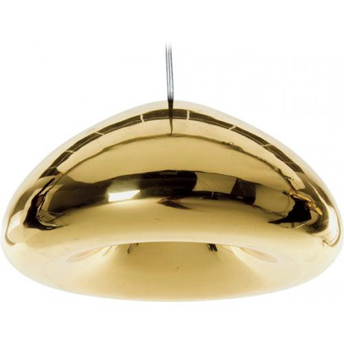  Buy Ceiling Lamp - Chrome Metal Pendant Lamp - 30cm - Nullify Gold 58221 - in the UK