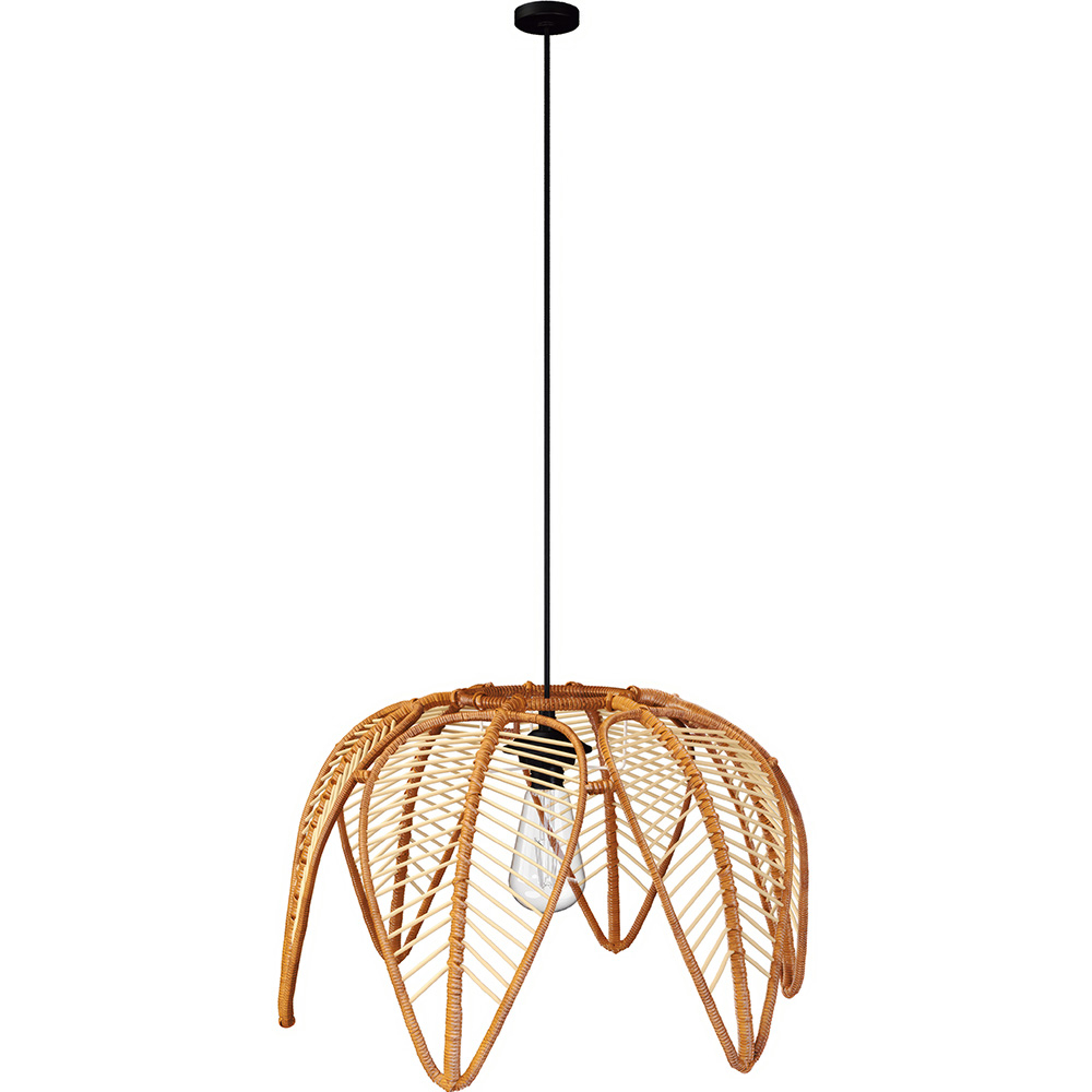  Buy Rattan Ceiling Lamp - Boho Bali Style - Cardenia Natural 61311 - in the UK