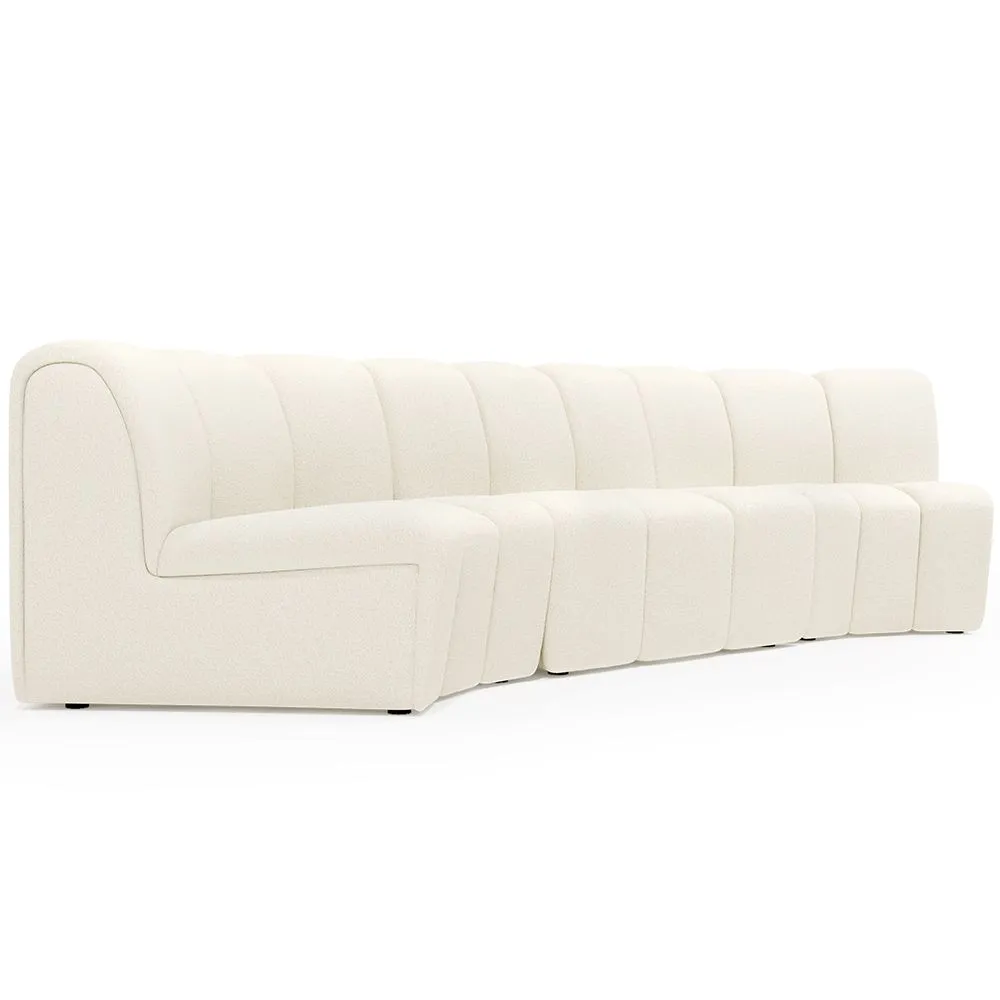 Modular Sofa - Upholstered in Bouclé - 3 Modules - Herridon image 8