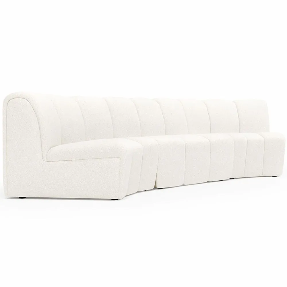 Modular Sofa - Upholstered in Bouclé - 3 Modules - Herridon image 8