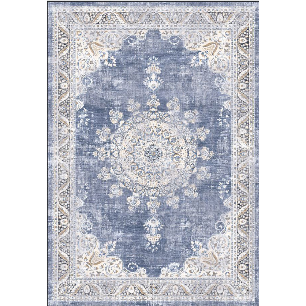  Buy Vintage Oriental Carpet - (290x200 cm) - Lissa Blue 61388 - in the UK