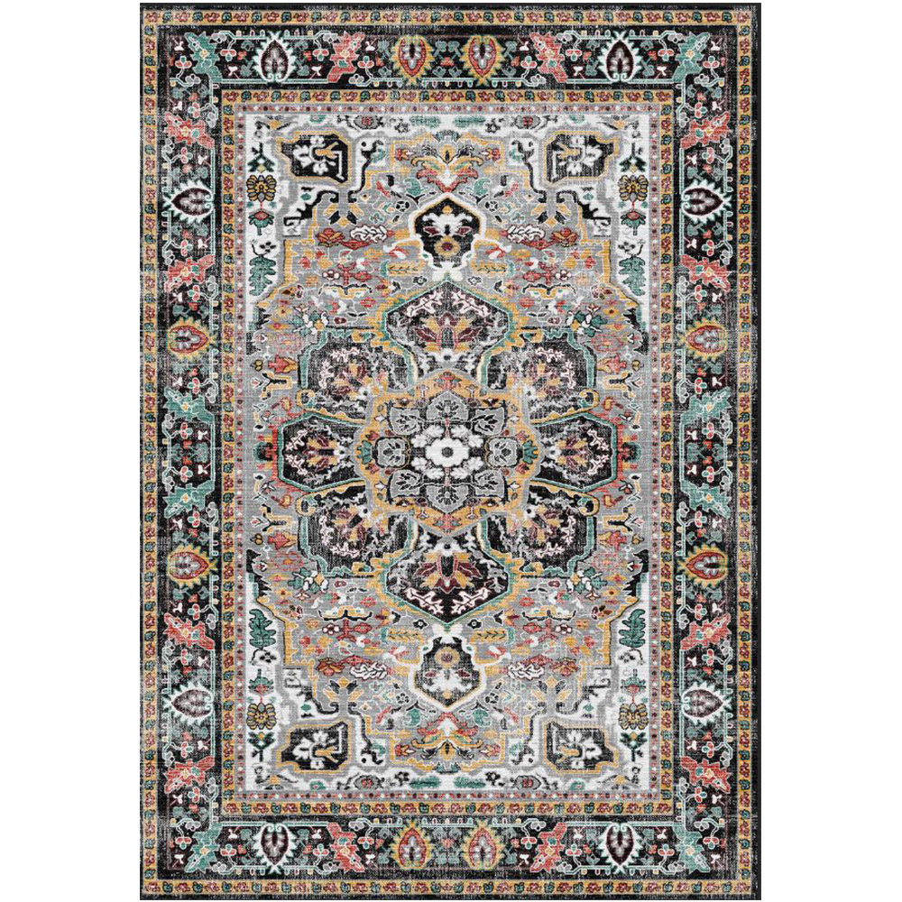  Buy Vintage Oriental Carpet - (290x200 cm) - Tara Multicolour 61396 - in the UK