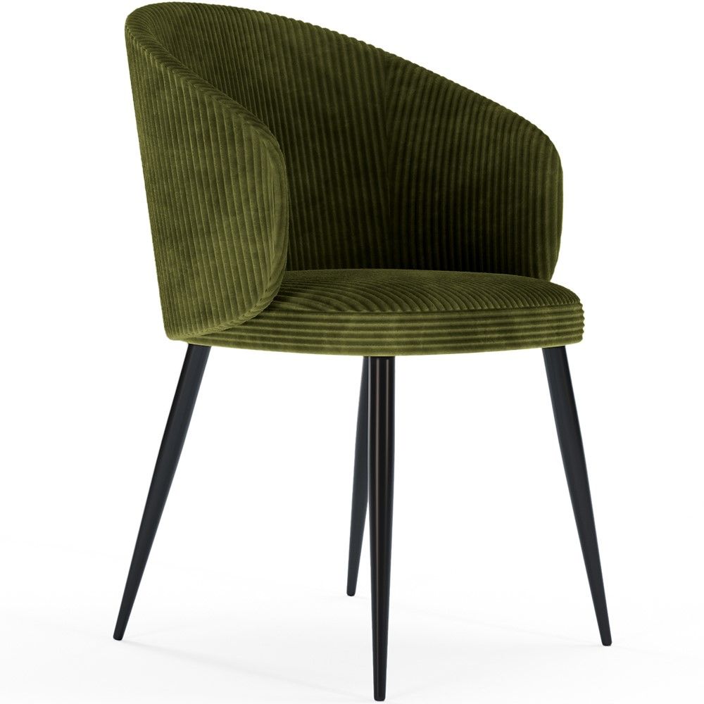 Dining Chair Corduroy Upholstered - Feudum image 8