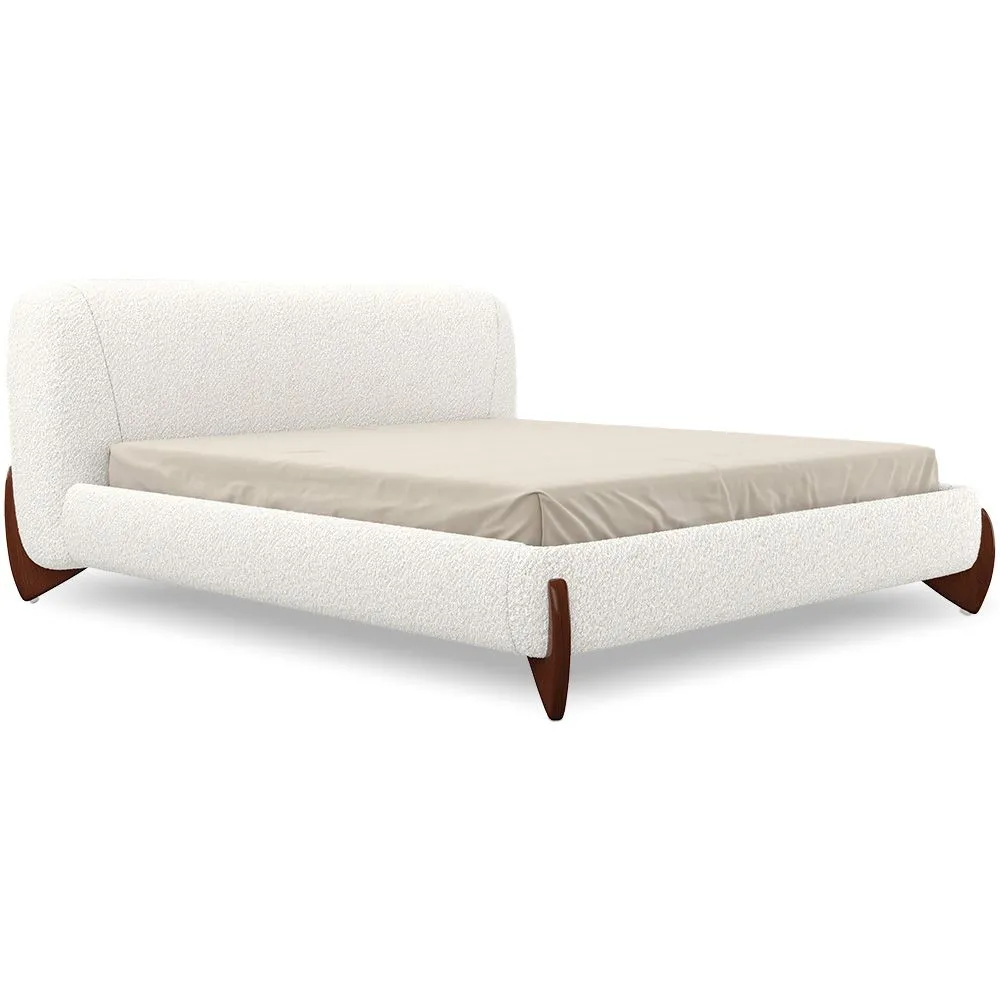 Double bed 160x200 CM Bed - Upholstered in Bouclé Fabric - Dream image 8