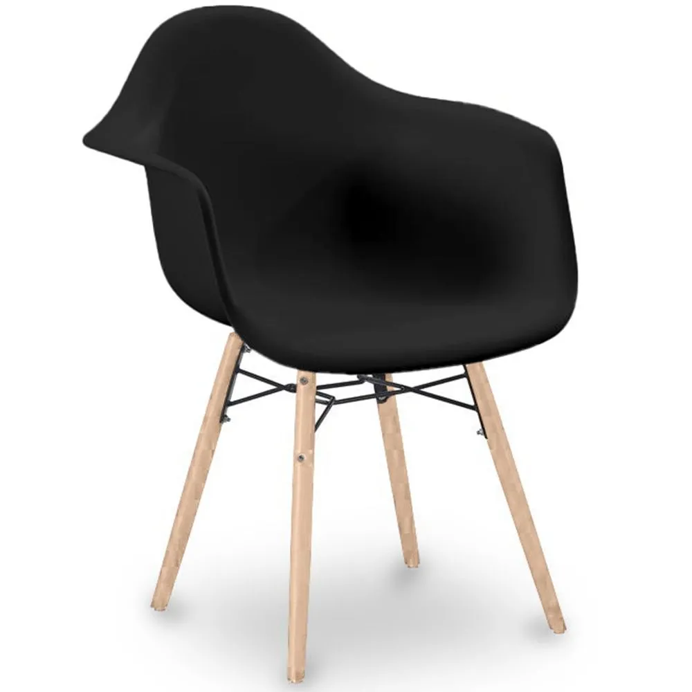 Dining Chair Scandinavian Design - Wooden Legs - Nordika image 8