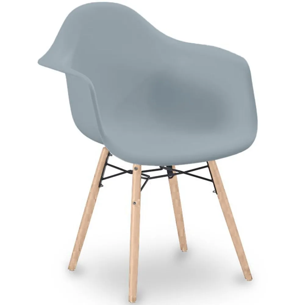 Dining Chair Scandinavian Design - Wooden Legs - Nordika image 8